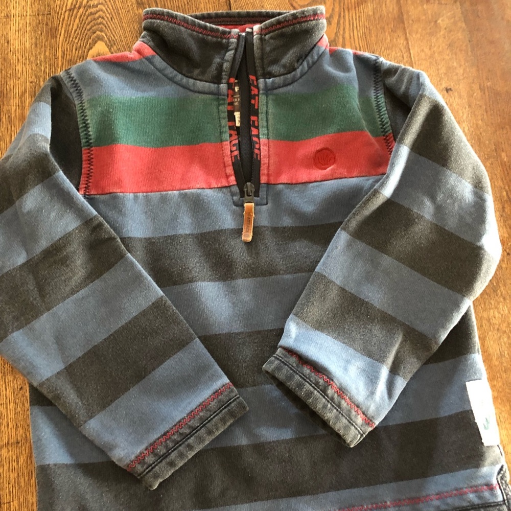 Fat Face kids 1/4 zip sweatshirt